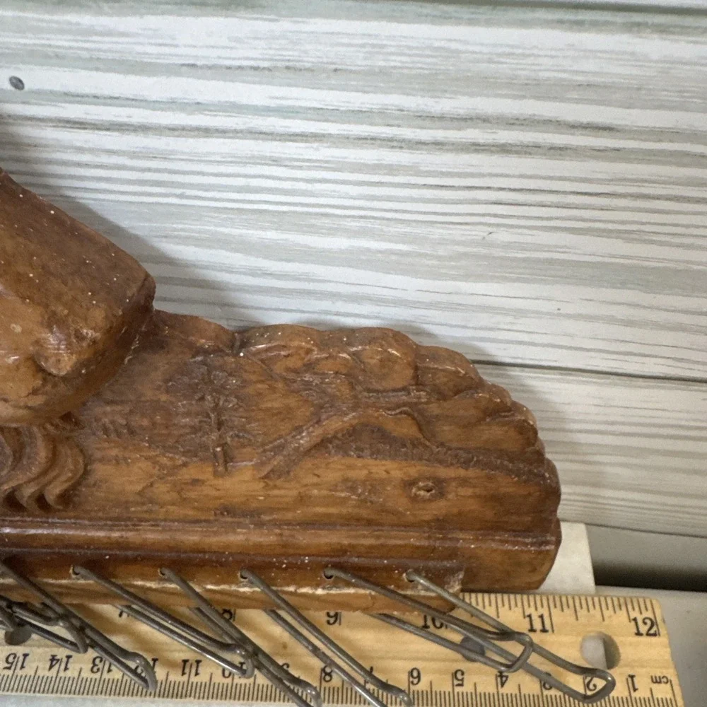 BS3 Vint chalkware Irish setter cocker spaniel rooster pheasant tie belt hanger